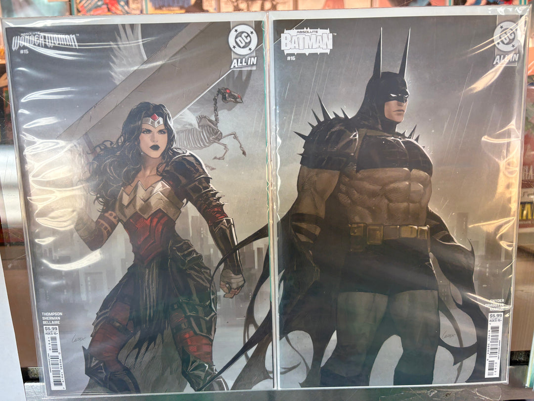 Absolute Wonder Woman #15 and Absolute Batman #16 Leirix Li Connecting Cover Set <CONSINGMENT>