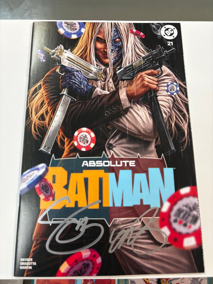 Absolute Batman #21 Mark Brooks Variant - Signed By Scott Snyder and Mark Brooks <CONSIGNMENT>
