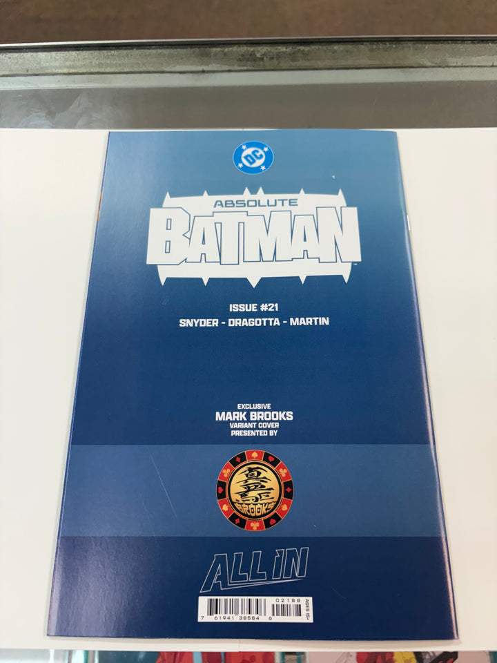 Absolute Batman #21 Mark Brooks Variant - Signed By Scott Snyder and Mark Brooks <CONSIGNMENT>