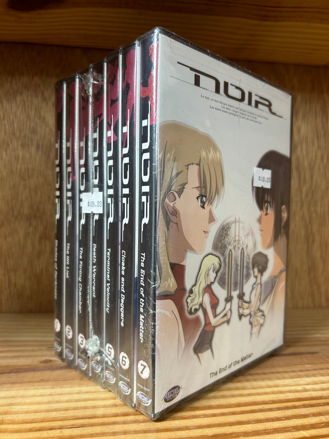 Noir Vol. 1-7 (DVD) ~Previously Viewed~