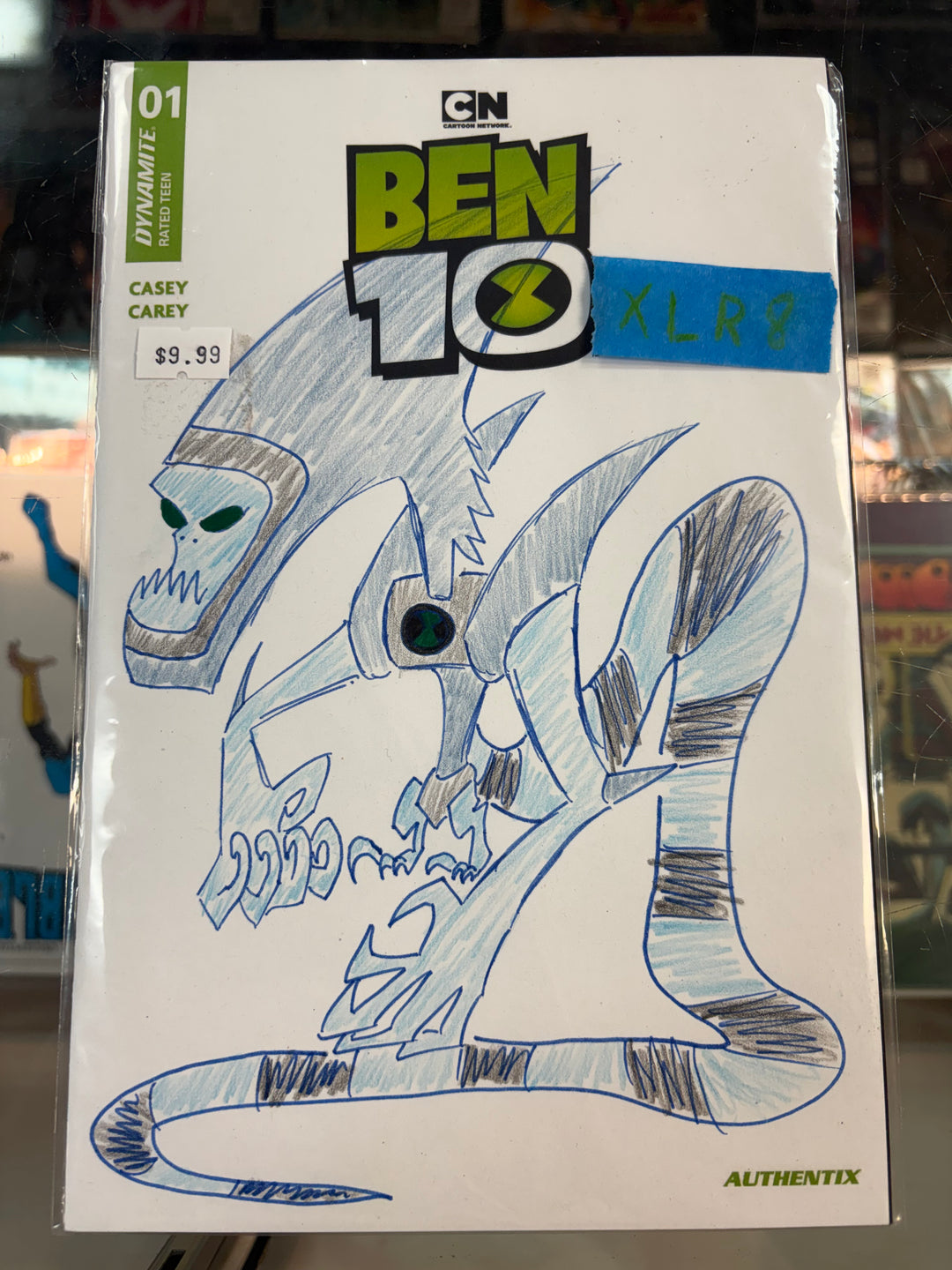 Ben 10 (2026) #1 Cover F Blank (Jack Chatlen Sketch) Authentix Variant <JackChatlen>