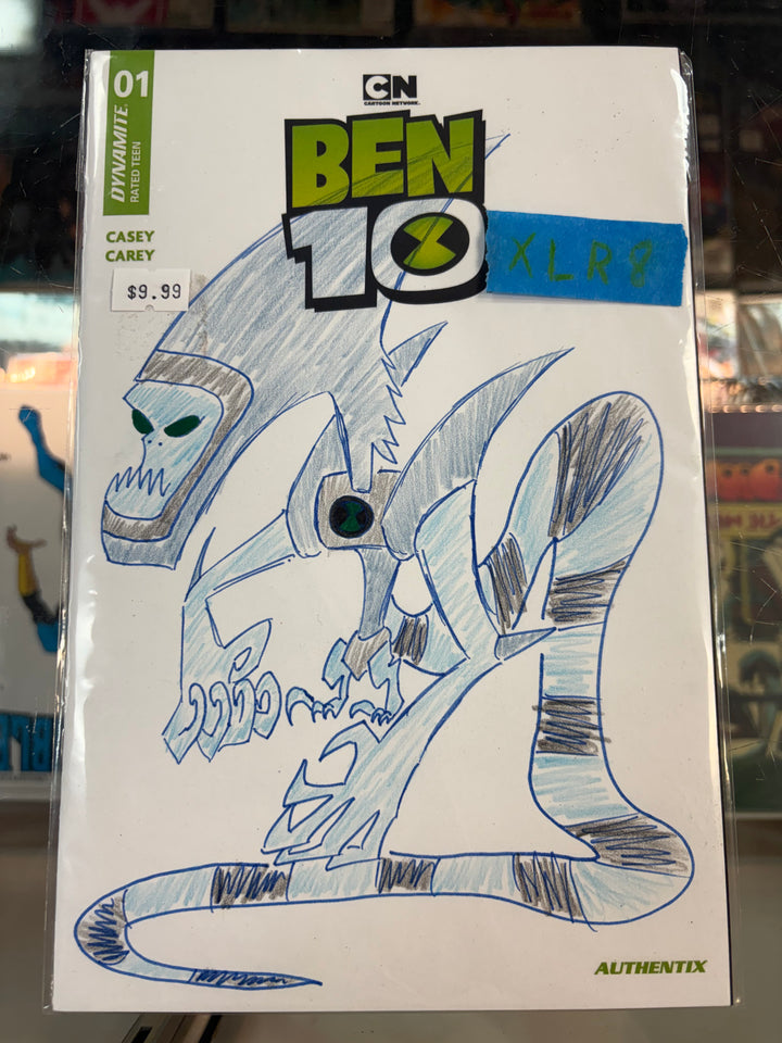 Ben 10 (2026) #1 Cover F Blank (Jack Chatlen Sketch) Authentix Variant <JackChatlen>