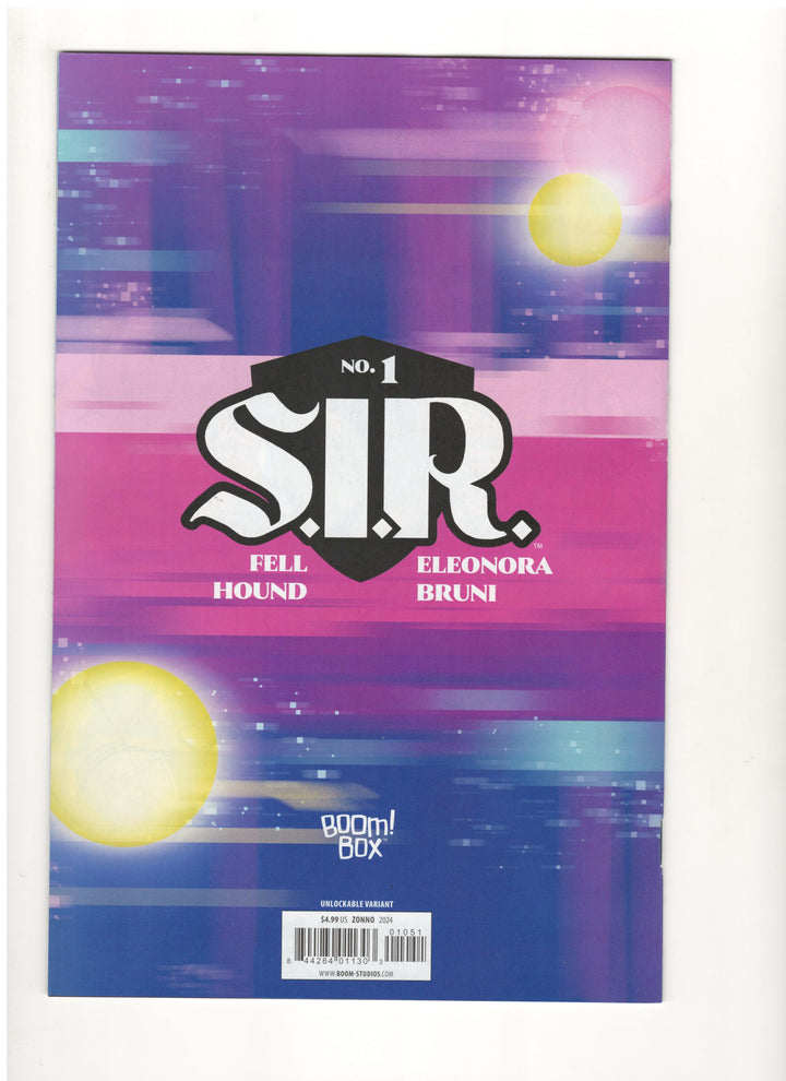 Sir #1 (Of 5) Cover E Zonno B&W Virgin Unlockable - One Per Store