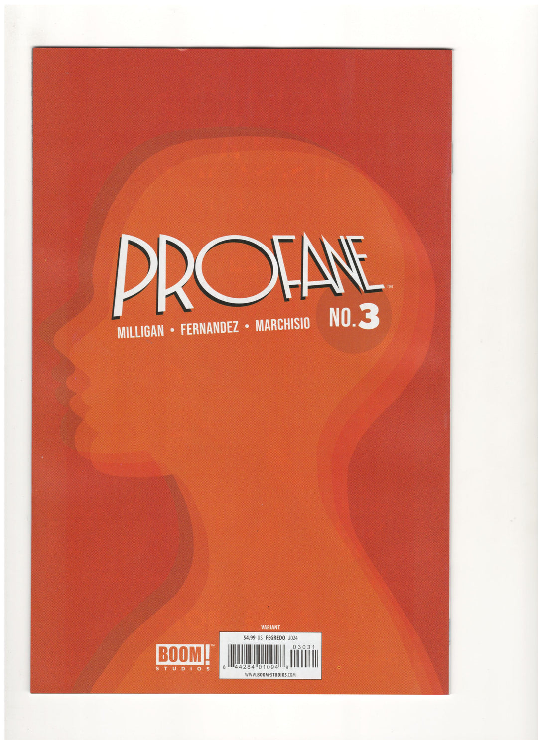 Profane #3 (Of 5) Cover C (1:10) Fegredo Virgin Variant Edition