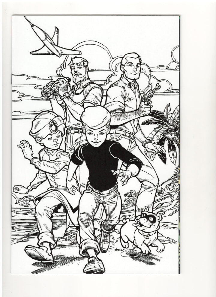 Jonny Quest (2024) #1 Cover T (1:40) Hardin Line Art Virgin Variant Edition