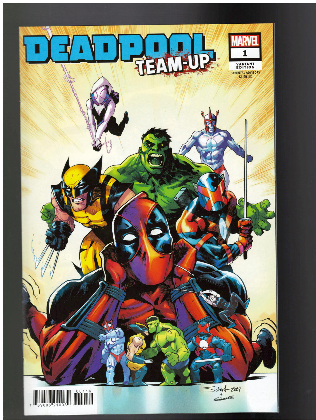 Deadpool Team-Up (2024) #1 Variant (1:25) Jonas Scharf Edition