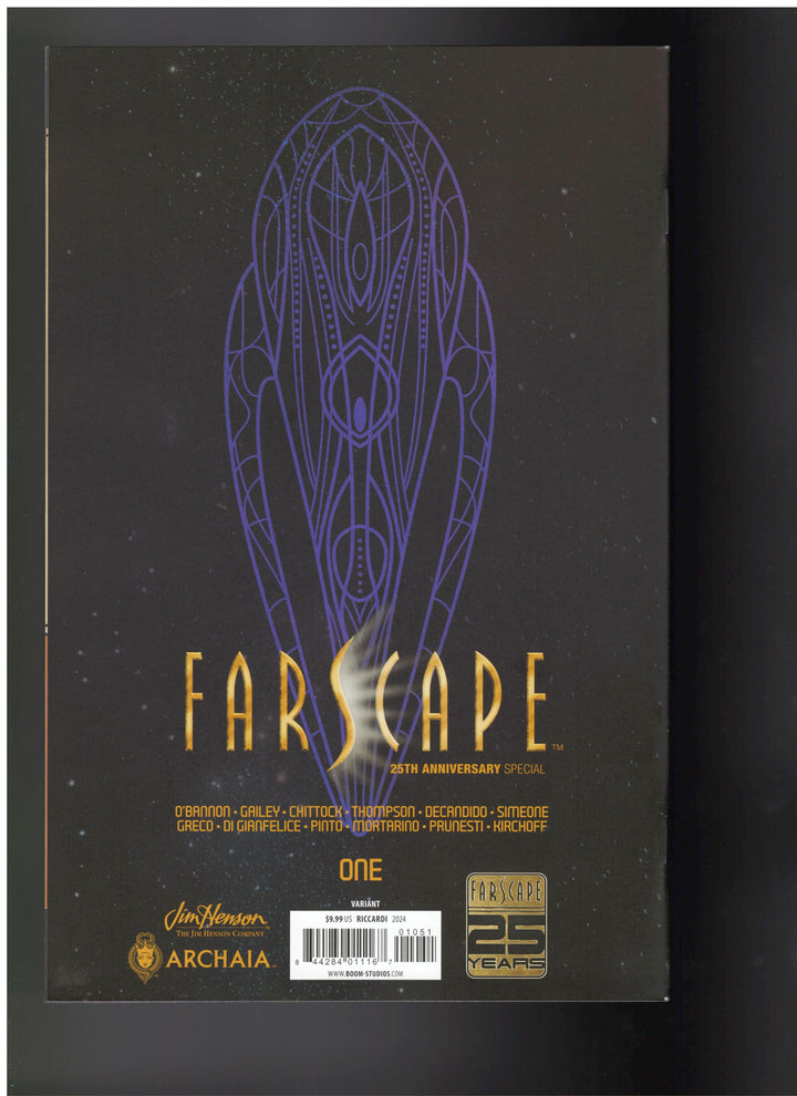 Farscape 25th Anniversary Special #1 Cover E (1:5) Riccardi Variant Edition