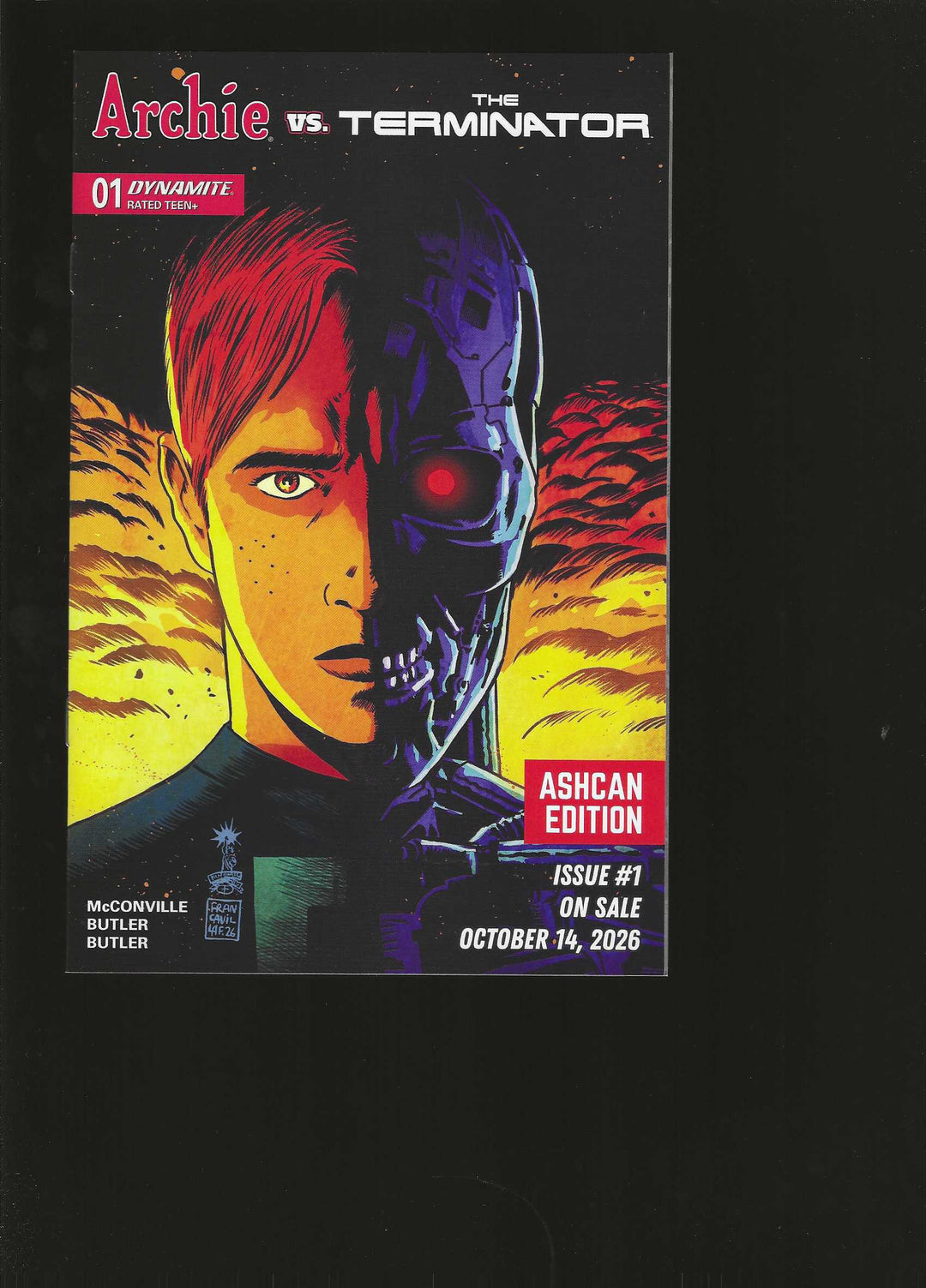 Archie VS The Terminator (2026) #1 Cover A Francesco Francavilla Ashcan Edition <OXV-03>