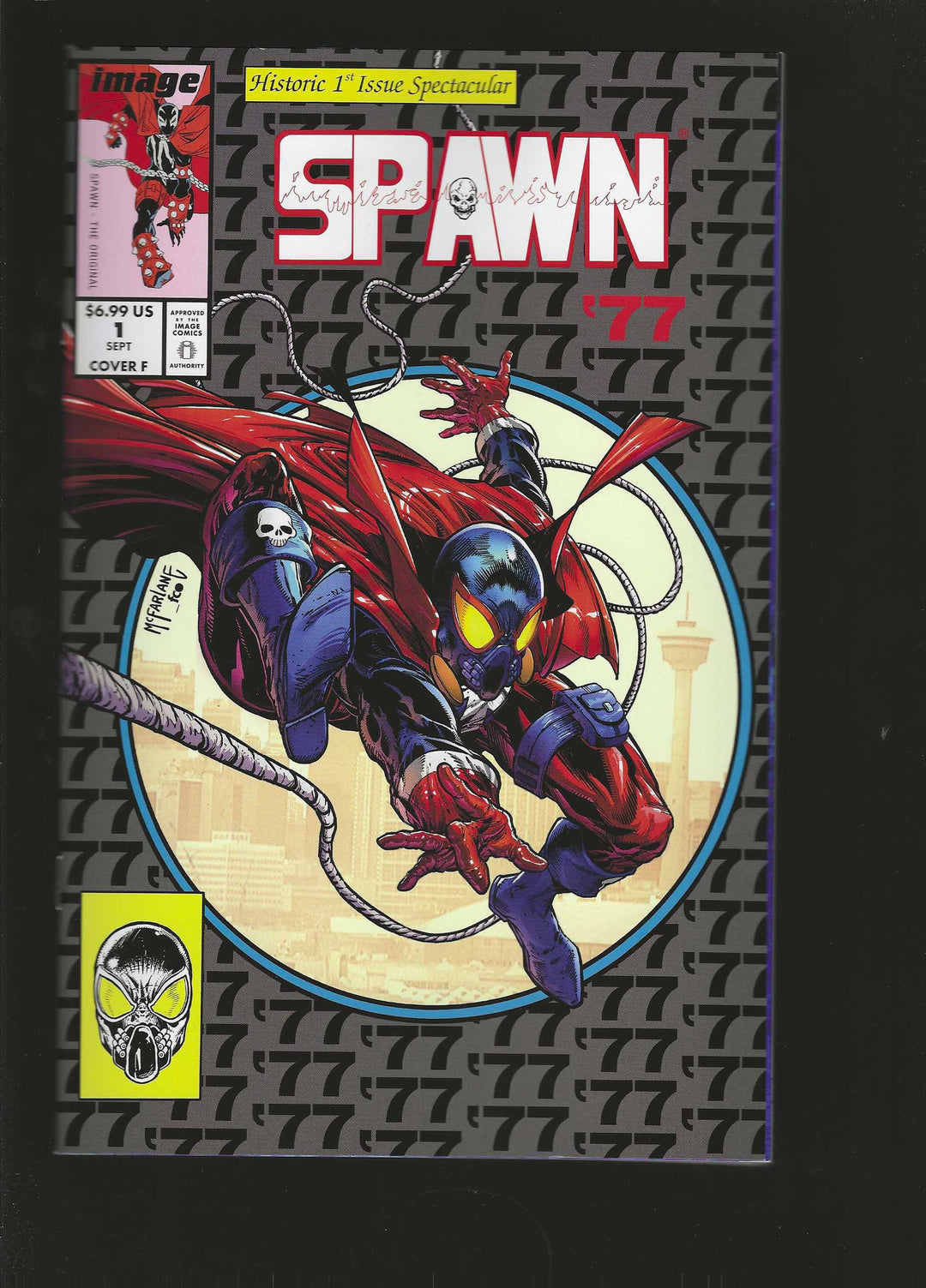 Spawn 77 #1 (Of 3) Cover F (1:25) Todd McFarlane Retro Logo Variant