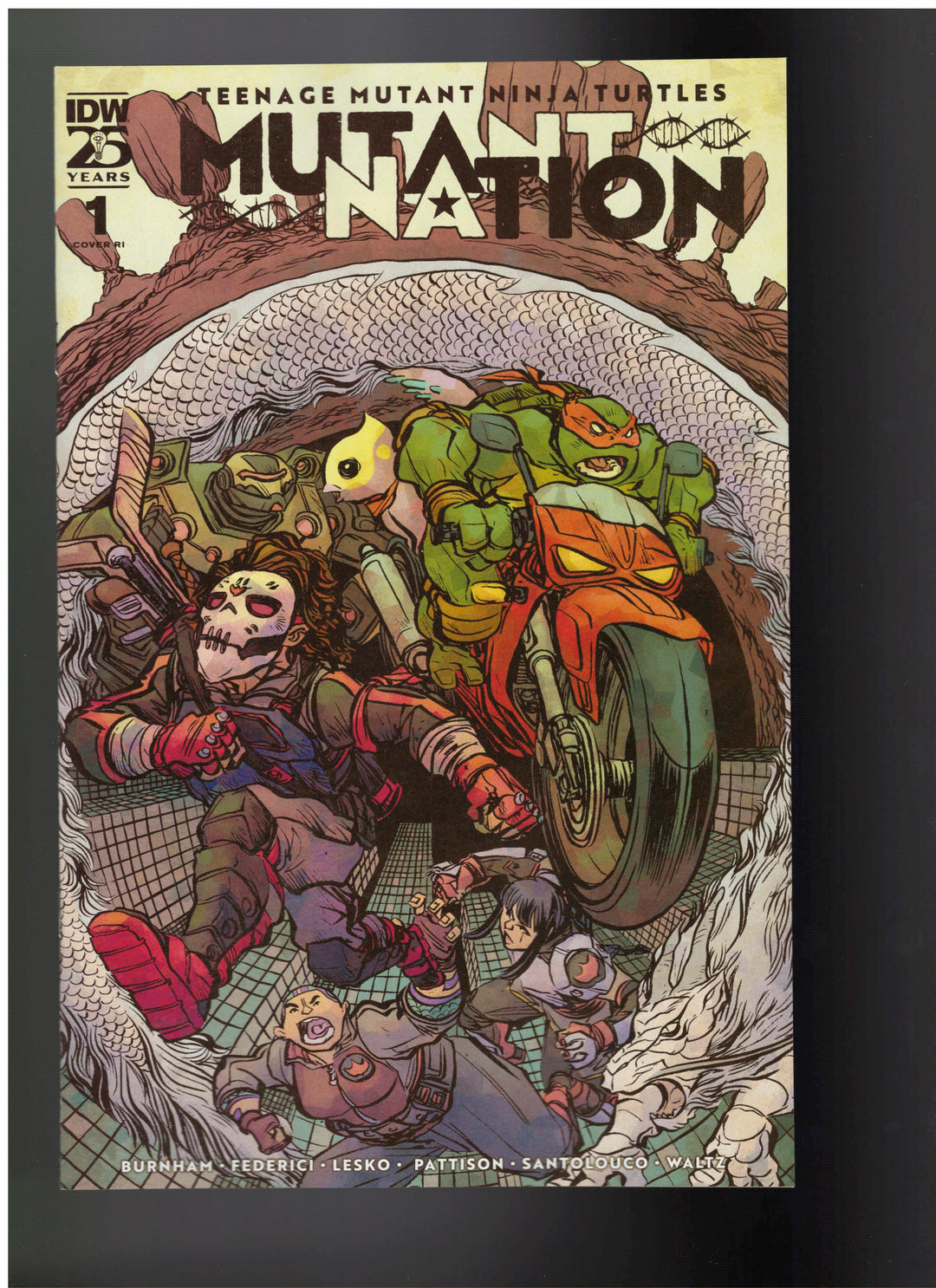 Teenage Mutant Ninja Turtles Mutant Nation #1 Variant (1:10) Lonergan Edition