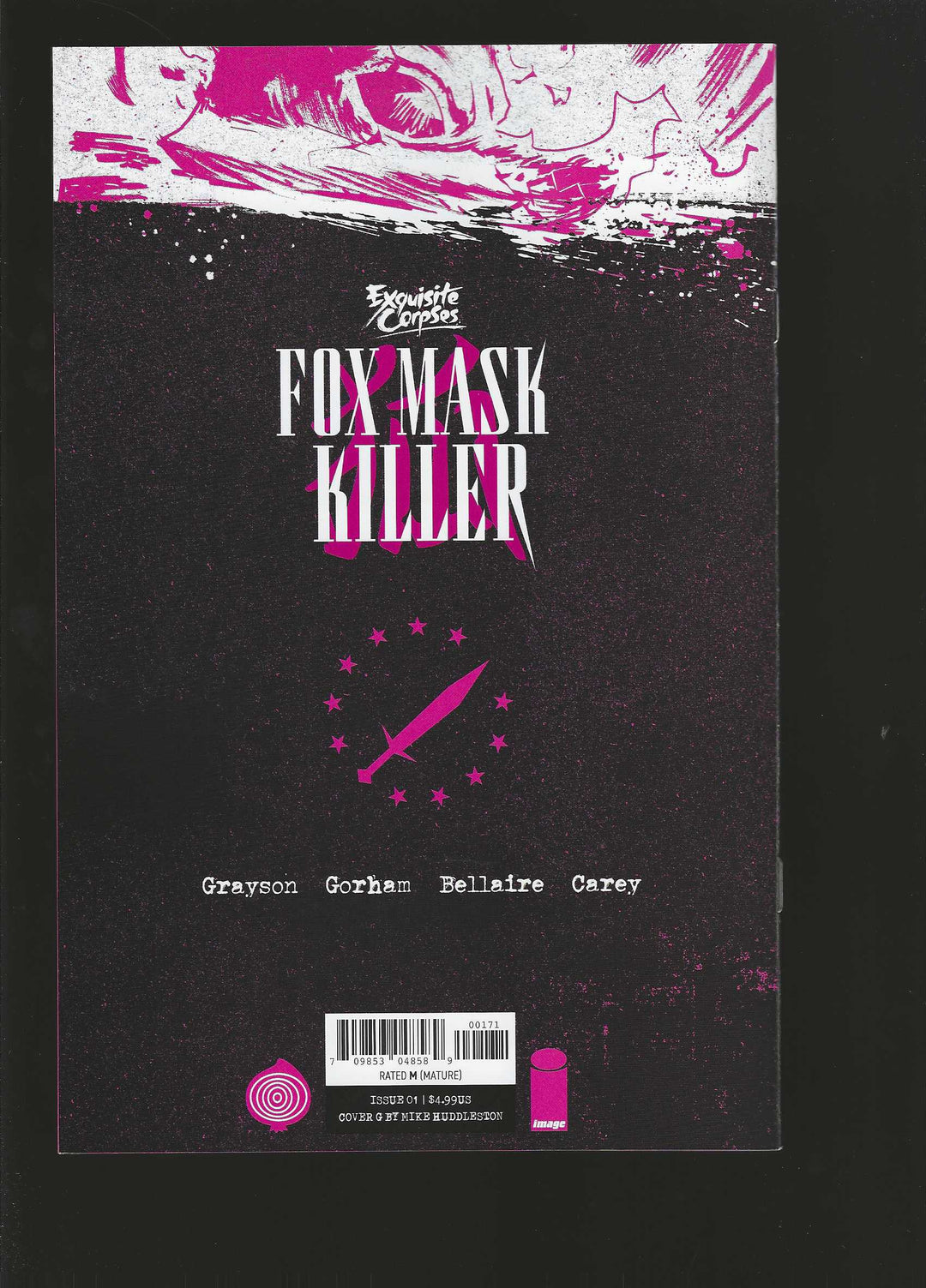 Exquisite Corpses Fox Mask Killer #1 (Of 5) Cover G 1:50 Mike Huddleston Full Art Virgin Variant (Mature)