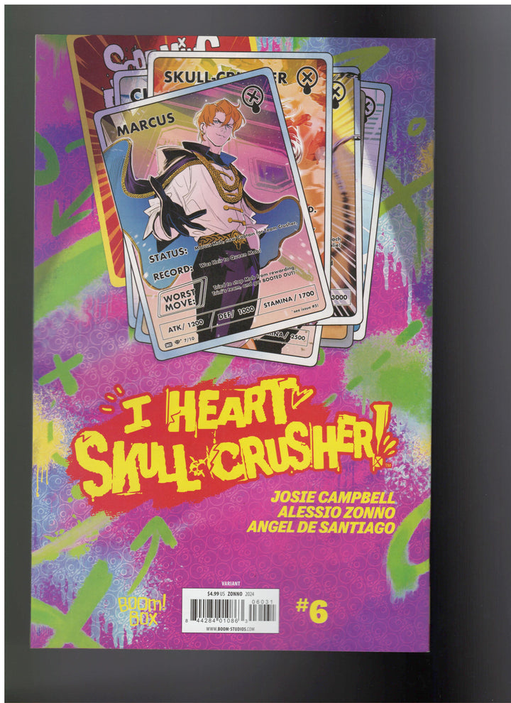 I Heart Skull-Crusher #6 Cover C (1:10) Zonno Virgin Variant Edition