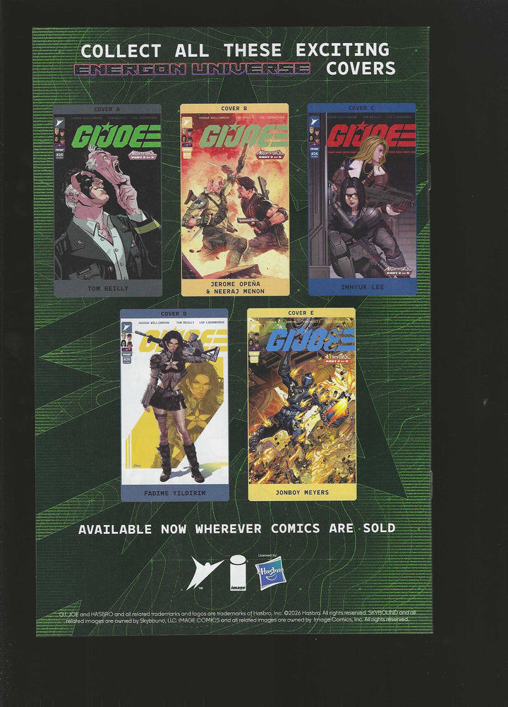 G.I. Joe (2024) #26 Cover D 1:25 Fadime Yildrim Streetwear Variant