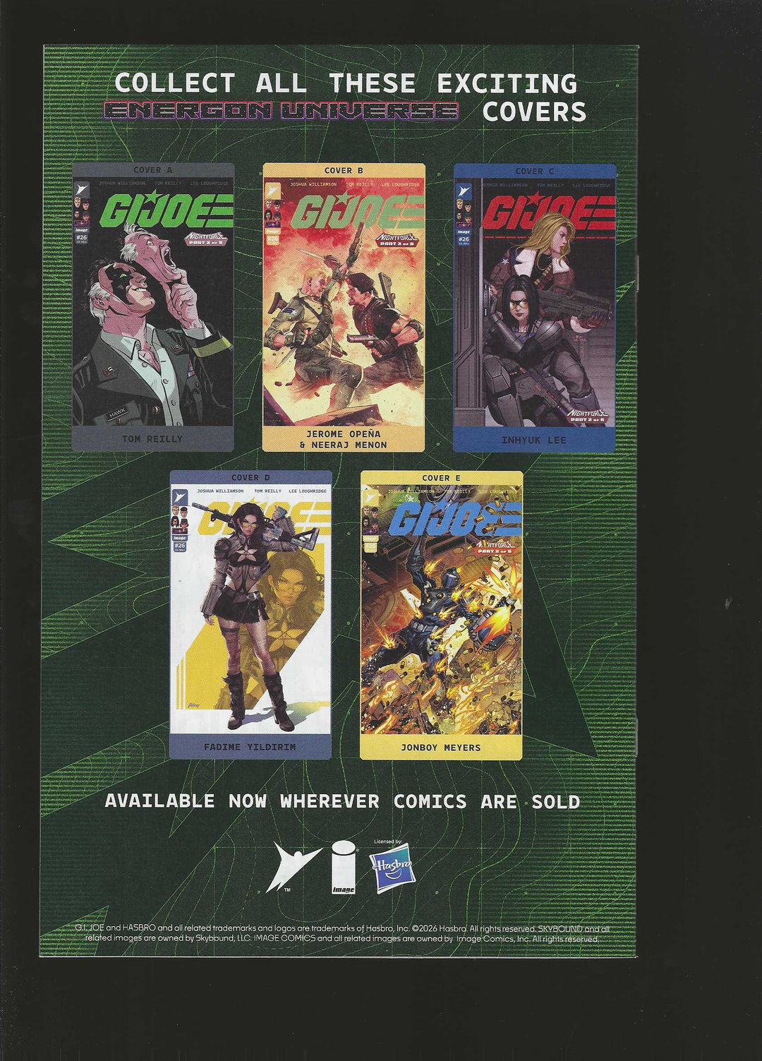 G.I. Joe #26 (2024) Cover E 1:50 Jonboy Meyers Spoiler Variant