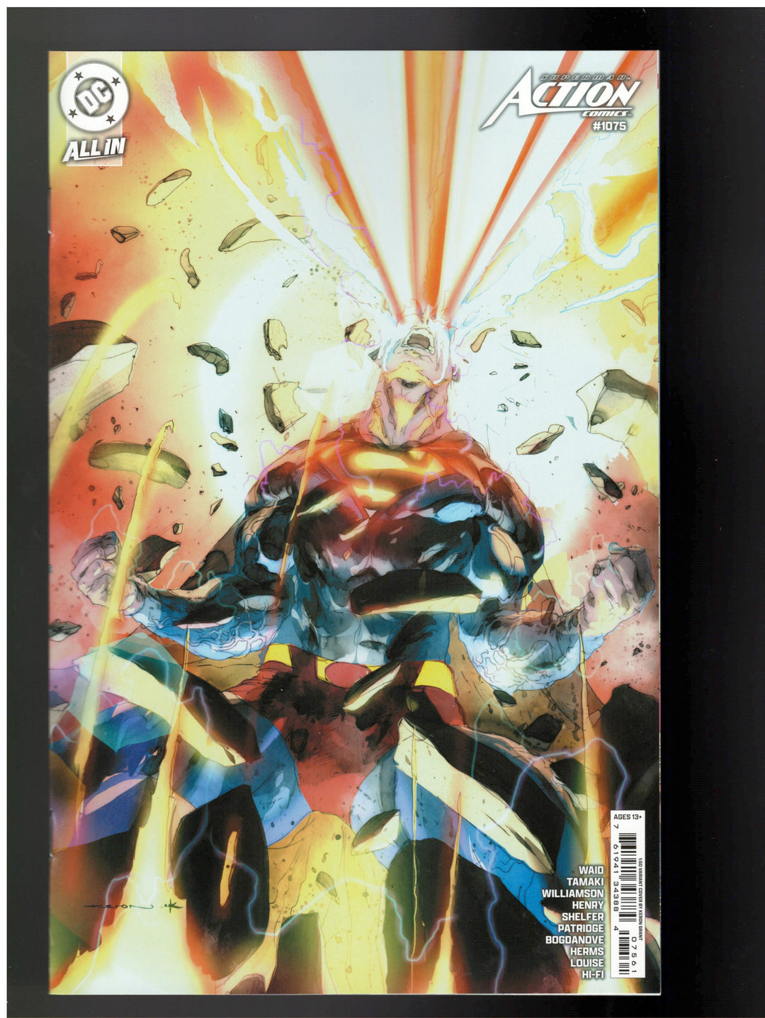 Action Comics #1075 Cover H (1:50) Keron Grant Card Stock Variant