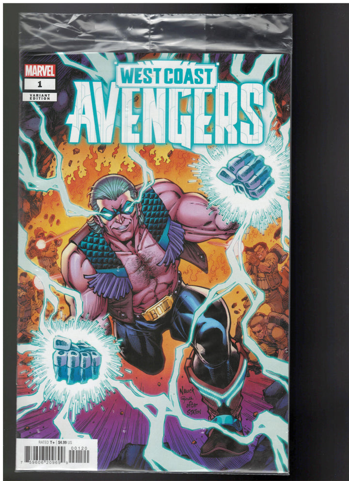 West Coast Avengers (2025) #1 Todd Nauck Blue Bolt Surprise Polybag Variant