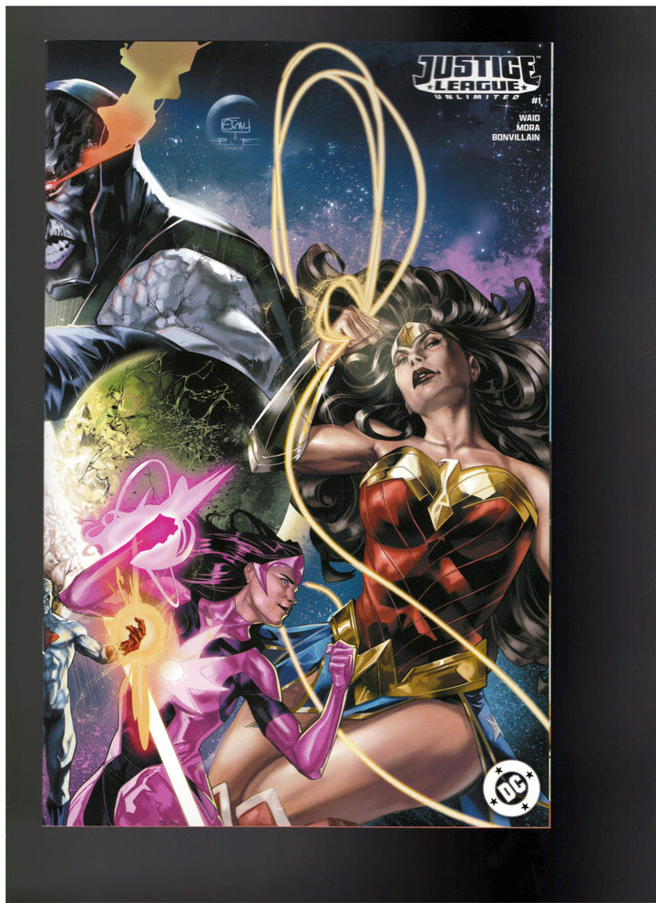 Justice League Unlimited (2025) #1 Cover J (1:50) Edwin Galmon Wraparound Card Stock Variant