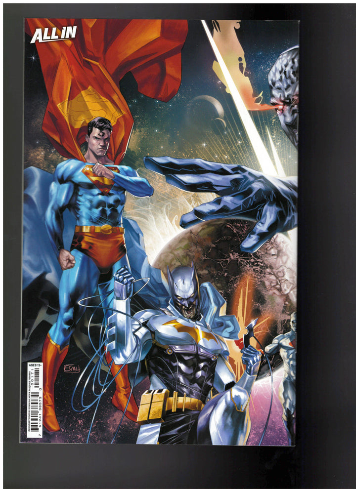 Justice League Unlimited (2025) #1 Cover J (1:50) Edwin Galmon Wraparound Card Stock Variant