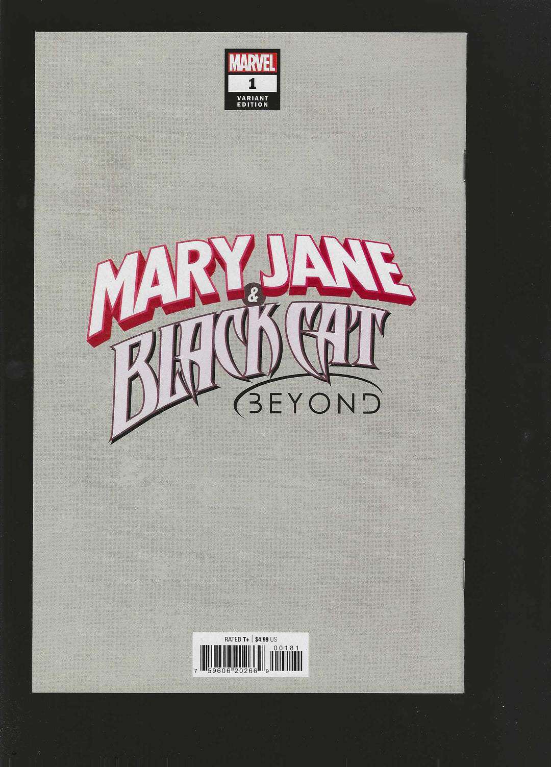 Mary Jane Black Cat Beyond (2022) #1 1:100 Momoko Full Art Virgin Variant <CONSIGNMENT>