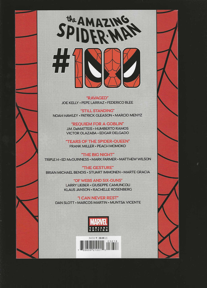 Amazing Spider-Man #1000 (1:200) J. Scott Campbell Full Art Virgin Variant