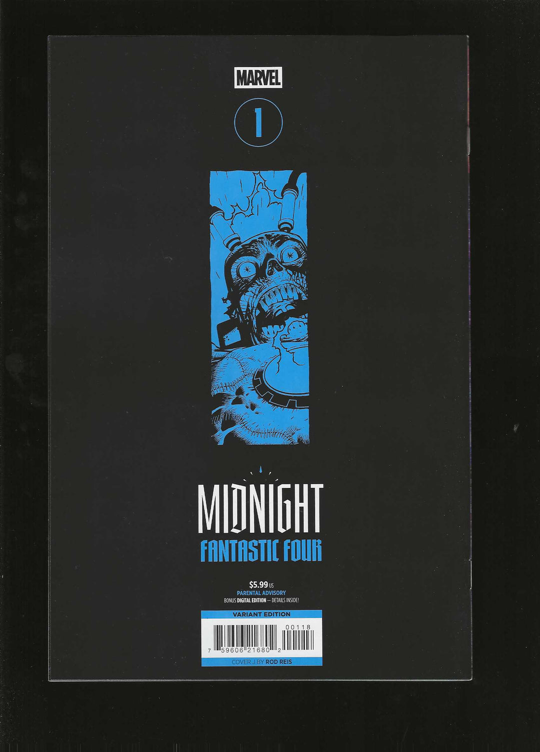 Midnight Fantastic Four #1 Cover J (1:100) Rod Reis Virgin Variant