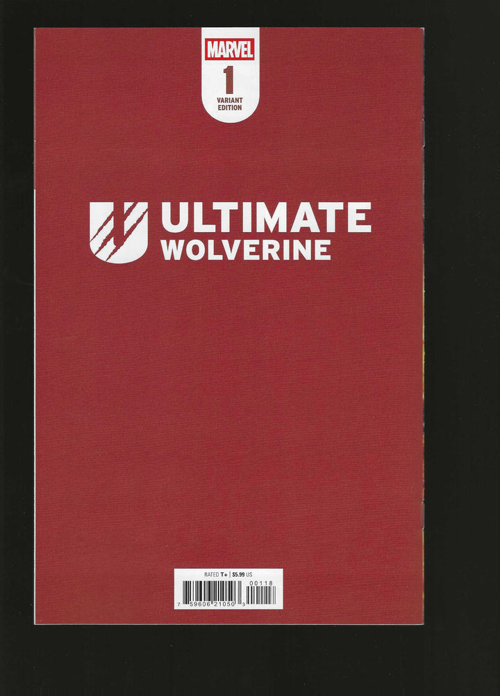 Ultimate Wolverine (2025) #1 Variant (1:100) Lee Bermejo Full Art Virgin Edition