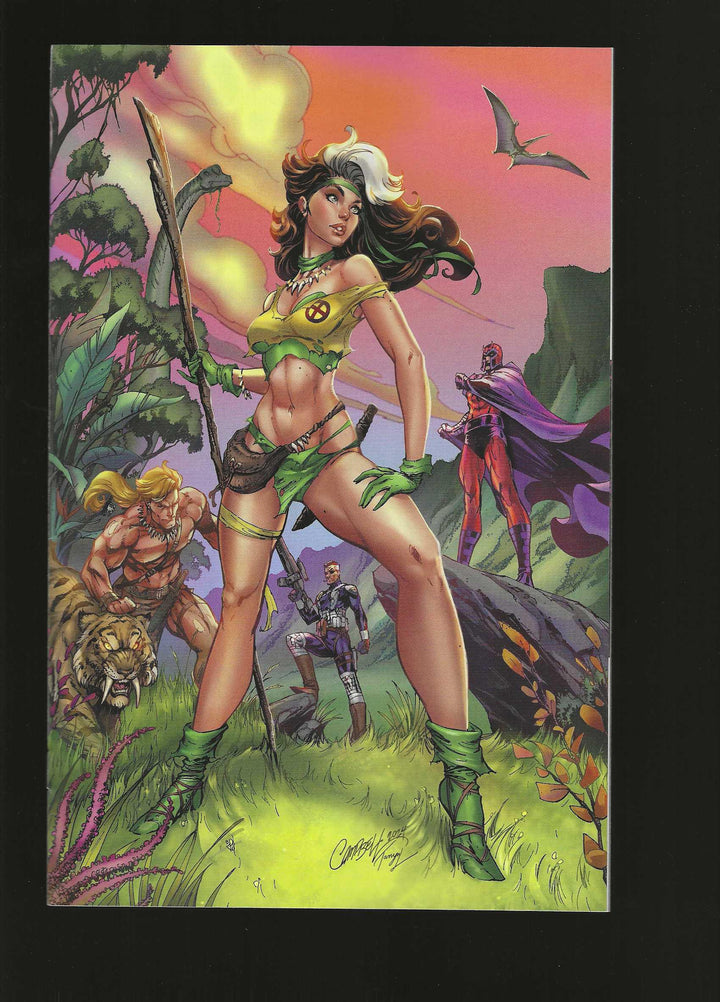 Rogue The Savage Land #1 Variant (1:100) J. Scott Campbell Rogue Full Art Virgin Editon