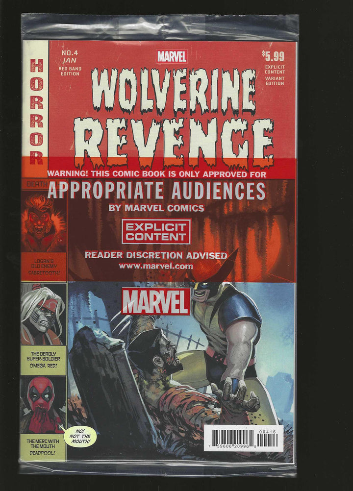 Wolverine Revenge - Red Band #4 Variant (1:25) Stephanie Hans Homage Edition [Polybagged]