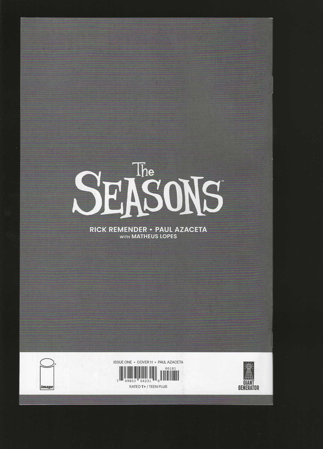 Seasons #1 Cover H Paul Azaceta Ink Wash Virgin Thank You Variant - One Per Store