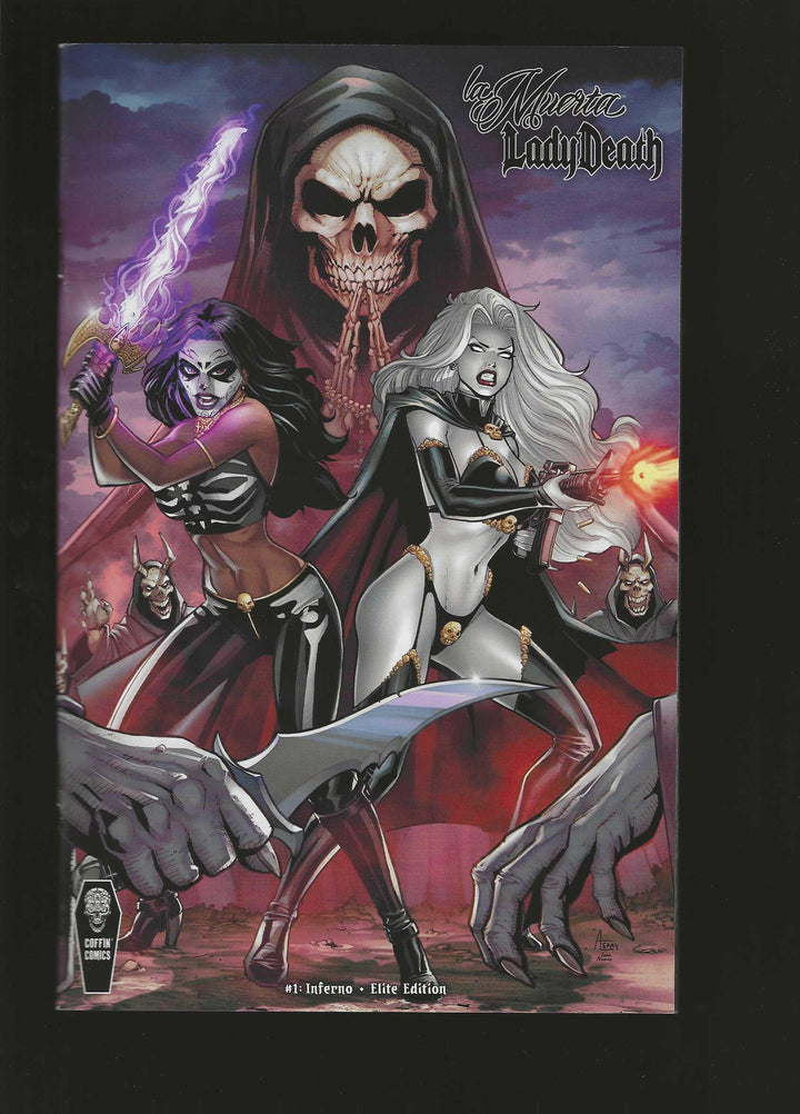 La Muerta Lady Death Inferno #1 Cover E (1:10) Richard Ortiz Variant Edition (Mature)