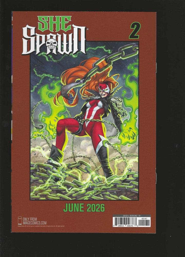She Spawn #1 (Of 5) Cover H (1:50) Todd McFarlane Variant