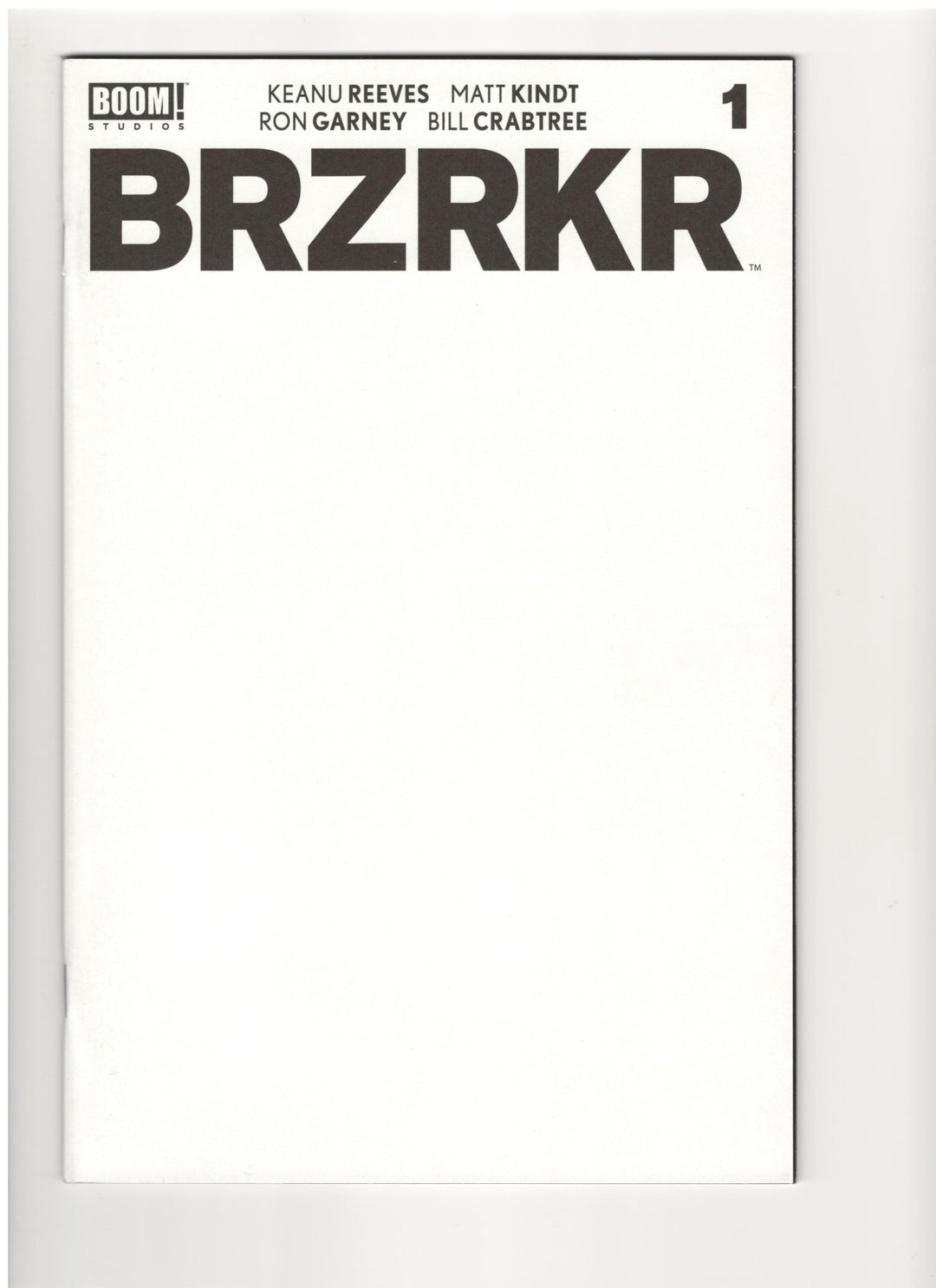 Lot of 2 BRZRKR (Berzerker) #1 Cover E and (1:10) Blank Variant Set (Mature)