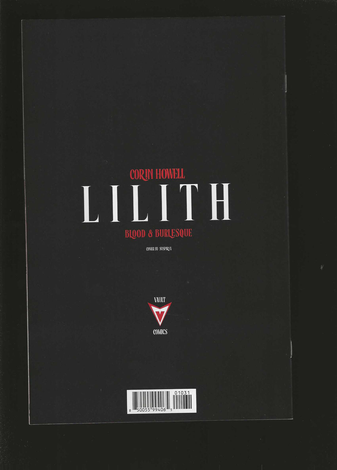 Lilith Blood And Burlesque #1 (Of 5) Cover C (1:20) Suspiria Variant (Mature)