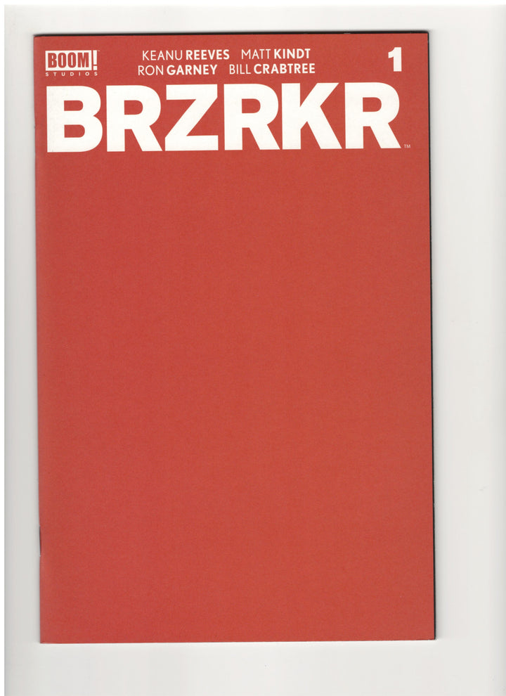 Lot of 2 BRZRKR (Berzerker) #1 Cover E and (1:10) Blank Variant Set (Mature)