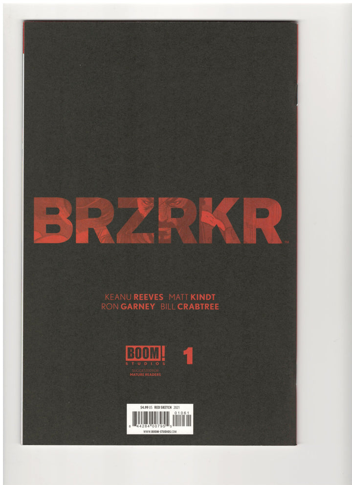 Lot of 2 BRZRKR (Berzerker) #1 Cover E and (1:10) Blank Variant Set (Mature)