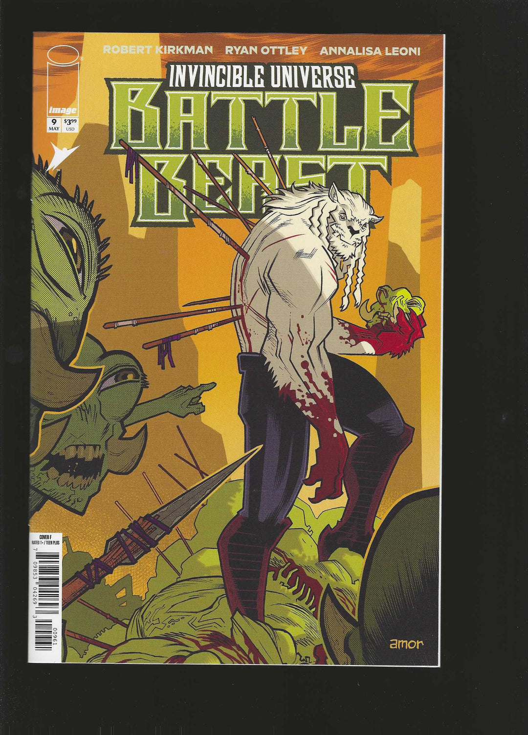 Invincible Universe Battle Beast #9 Cover F (1:100) John Amor Variant