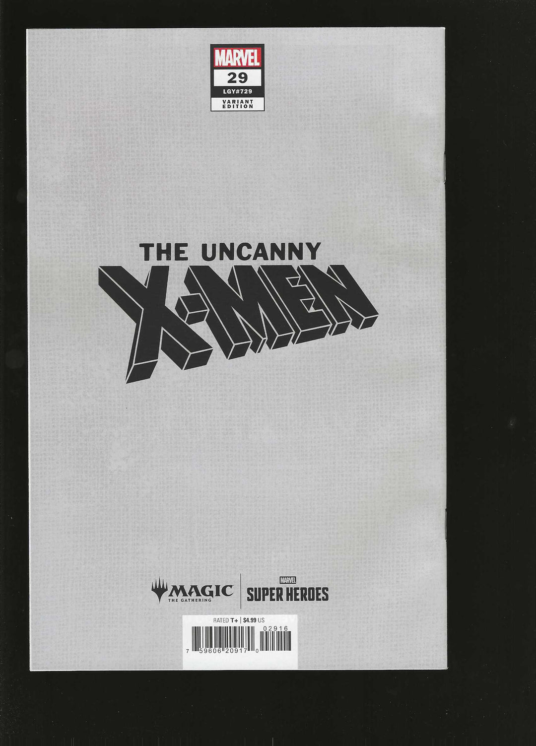 Uncanny X-Men (2024) #29 Variant (1:50) Classified Artist Magic The Gathering Full Art Virgin Edition