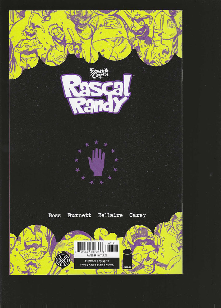 Exquisite Corpses Rascal Randy #1 (Of 5) Cover G 1:50 Riley Rossmo Virgin Variant (Mature)