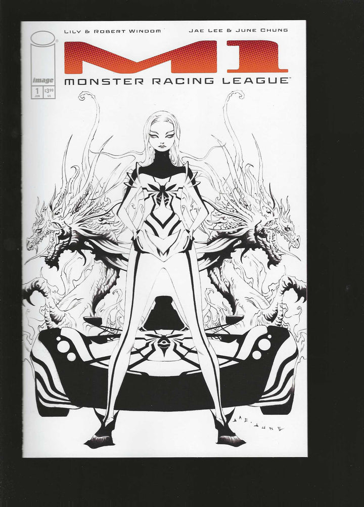 M1 Monster Racing League #1 Cover E (1:50) Jae Lee Inks Variant