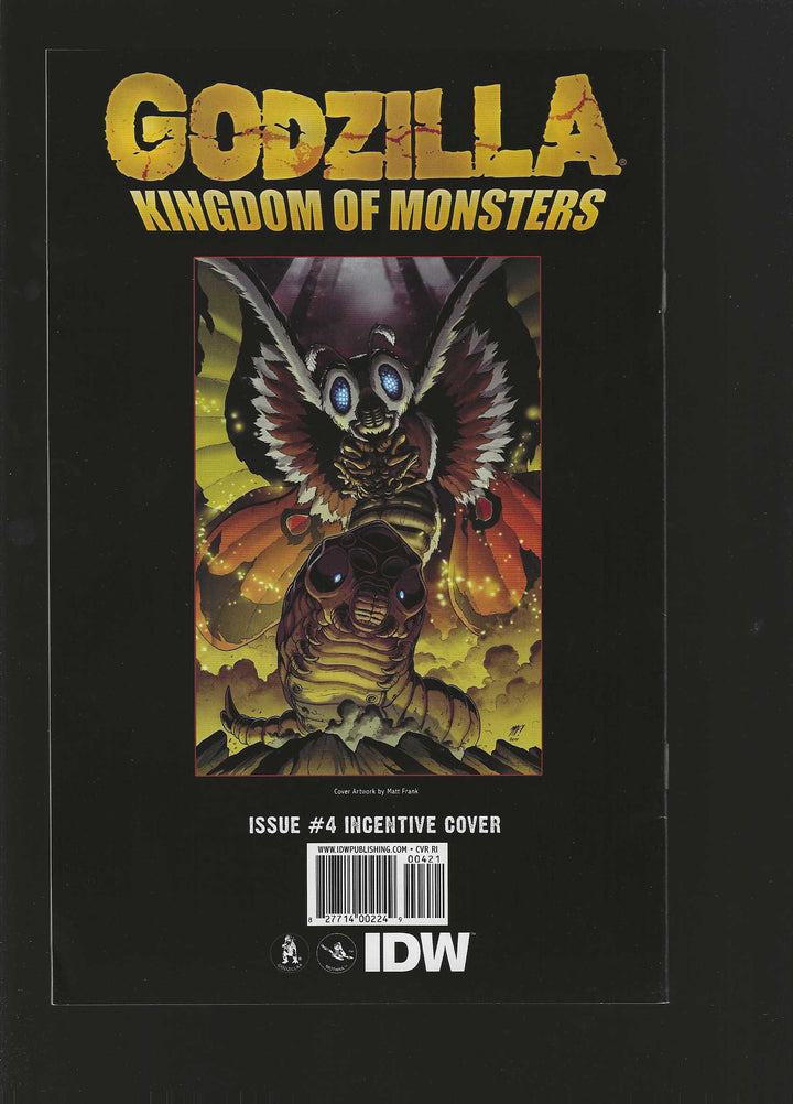 Godzilla Kingdom of Monsters (2011) #4 CVR C 1:10 Matt Frank <OXV-01>