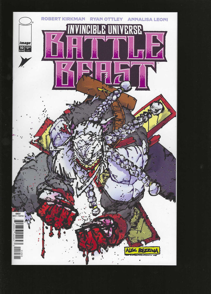 Invincible Universe Battle Beast #10 Cover F (1:100) Alec Bezzina Variant