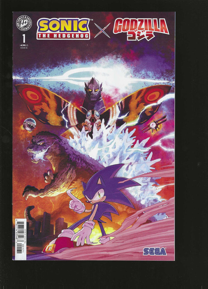 Sonic The Hedgehog X Godzilla #1 Variant G (1:50) (Arq)