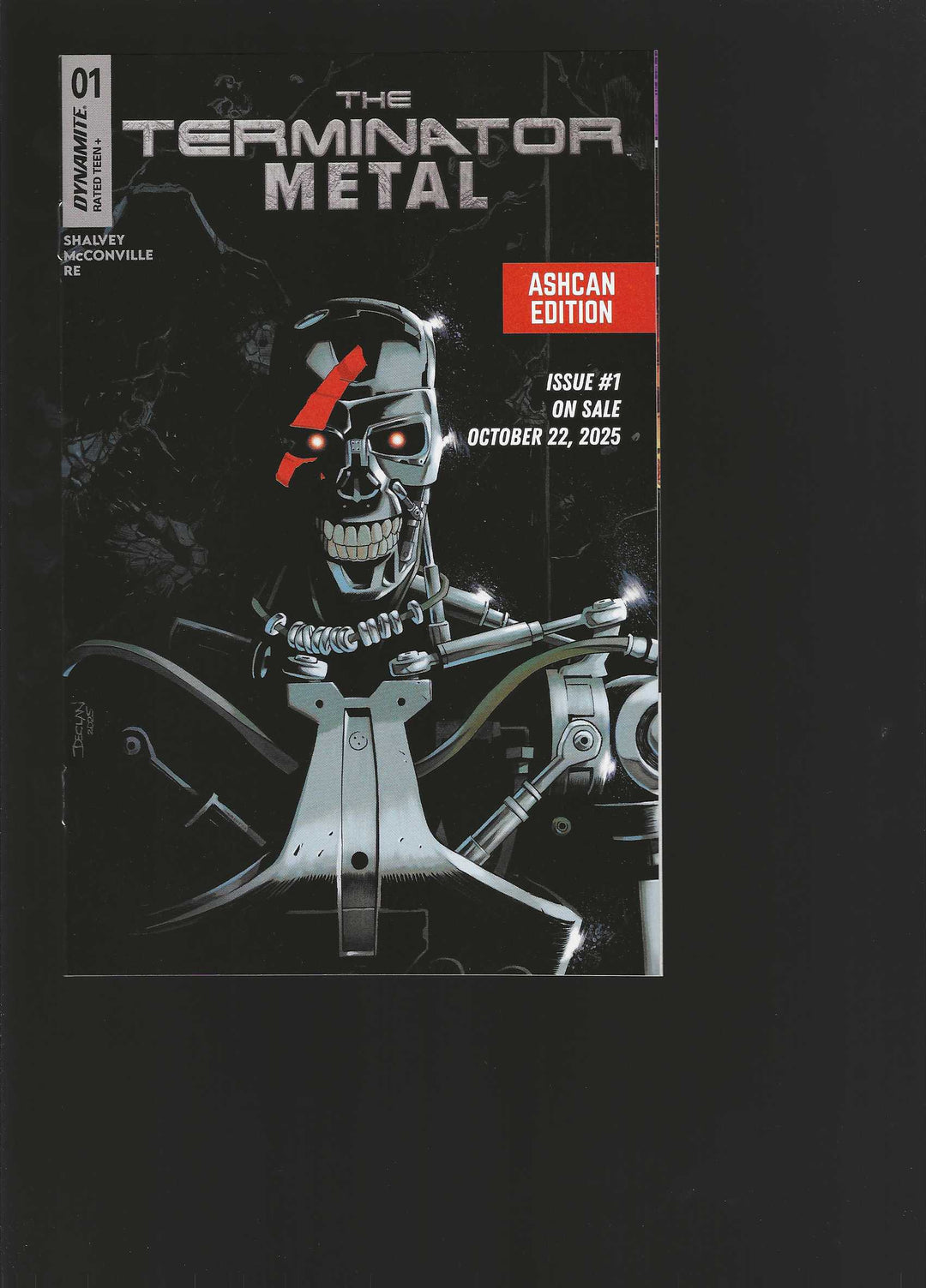 Terminator: Metal (2025) #1 Cover A Declan Shalvey Ashcan Edition