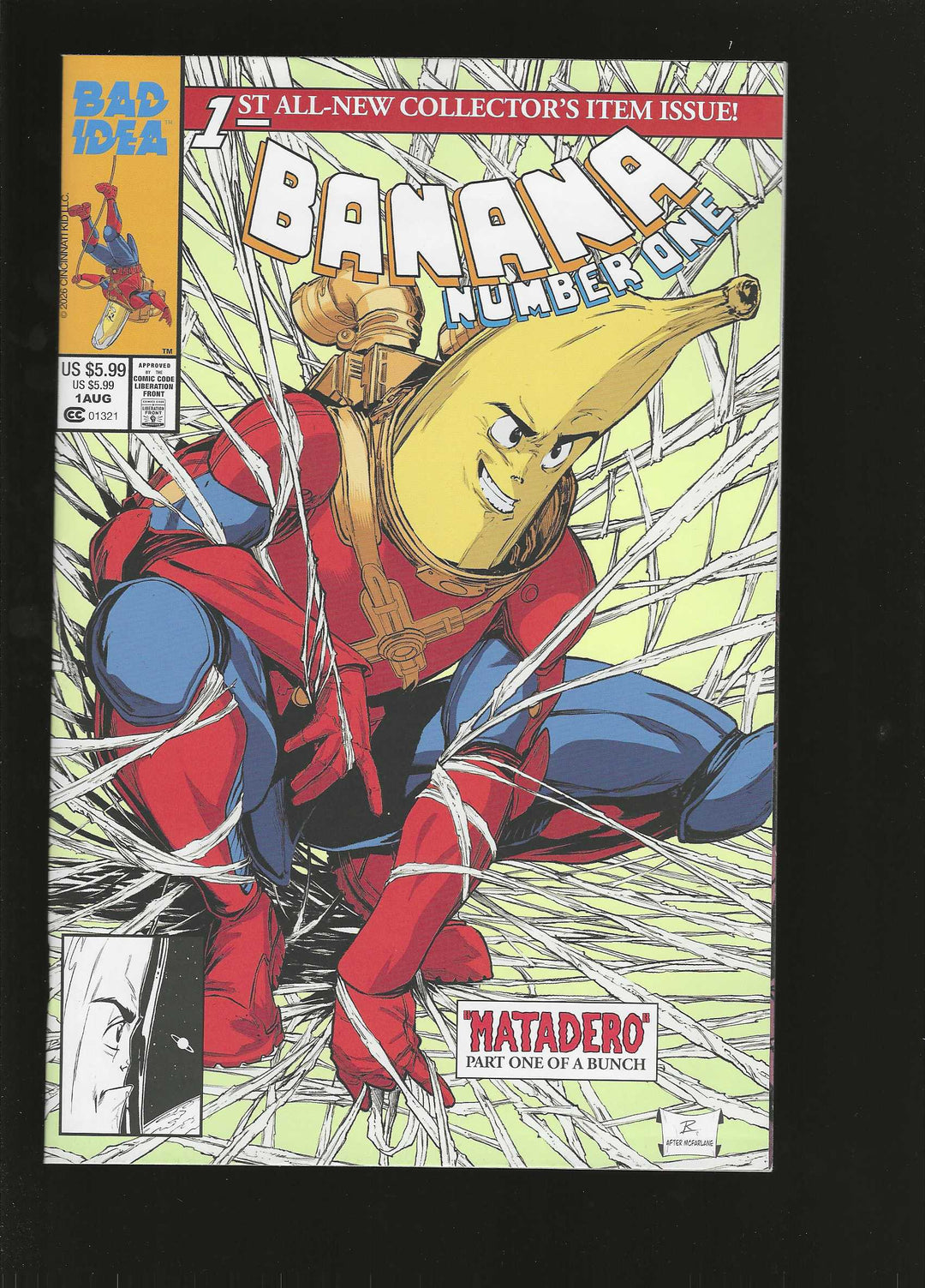 Banana Number One #1 (One Shot) Cover F (1:20) Raymond Gay Homage Variant