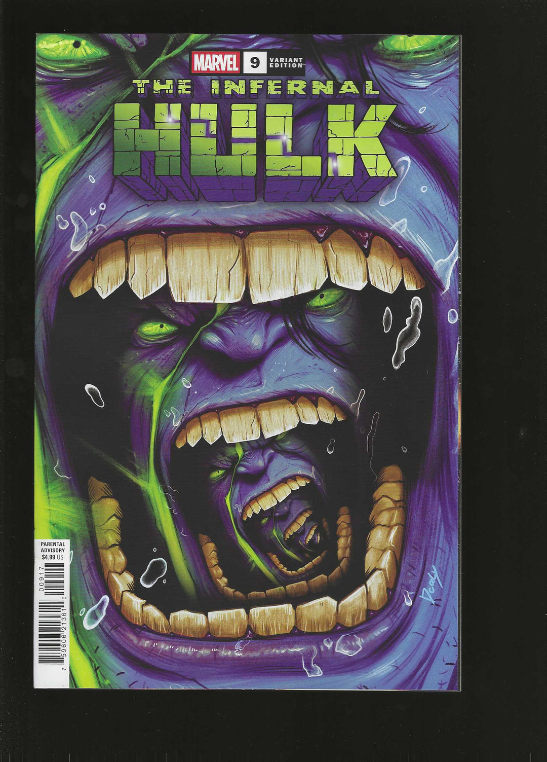 Infernal Hulk #9 Variant (1:25) Doaly Edition