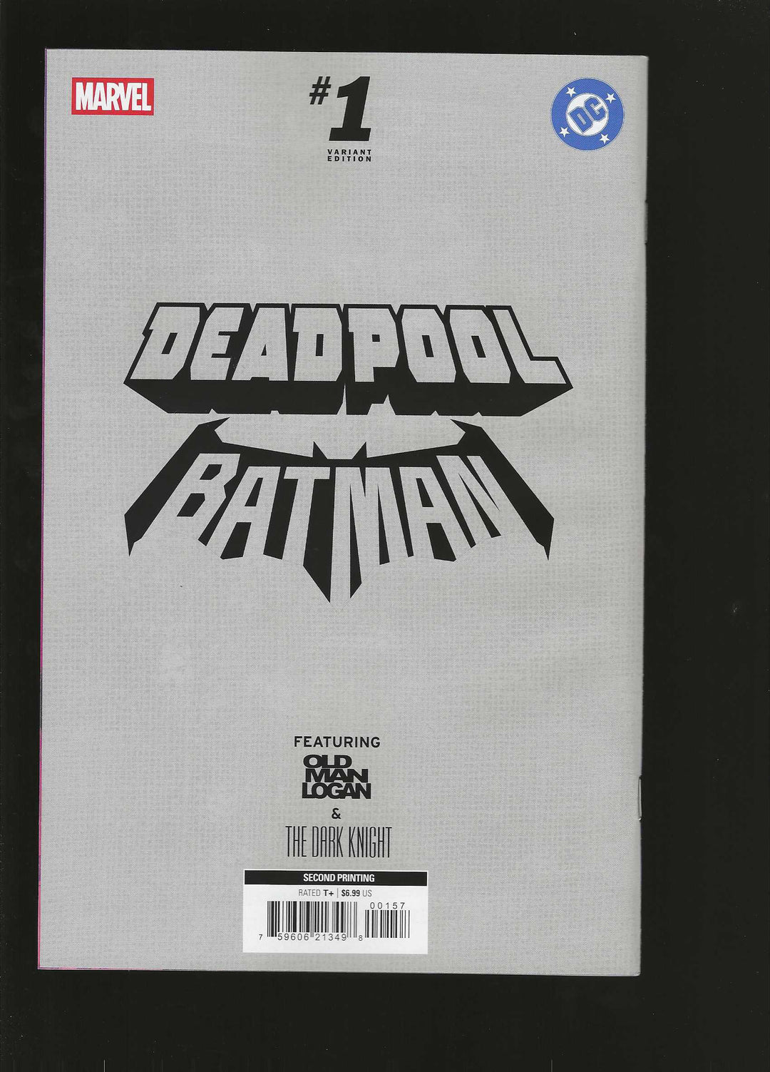 Marvel/DC: Deadpool/Batman #1 Variant (2nd Printing) Frank Miller Virgin (1:50) Variant