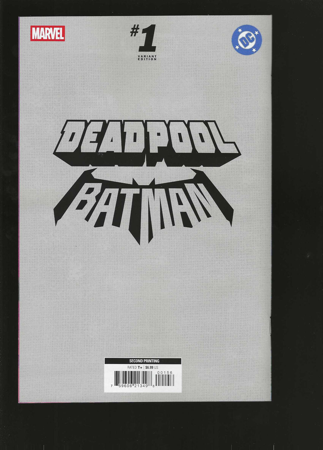 Marvel/DC: Deadpool/Batman #1 Variant (2nd Printing) Mark Bagley Virgin (1:25) Edition