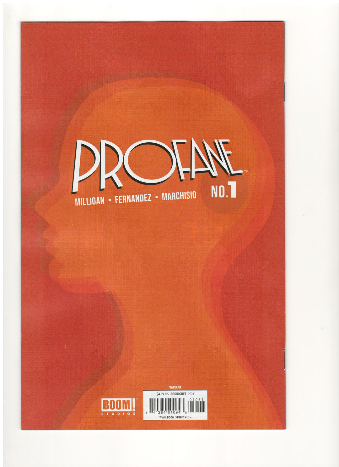 Profane #1 (Of 5) Cover C (1:10) Rodriguez Virgin Variant Edition