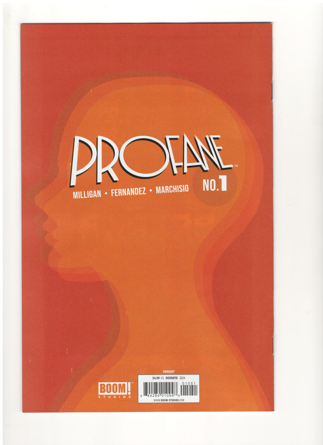 Profane #1 (Of 5) Cover E Deodato B&W Virgin Unlockable - One Per Store