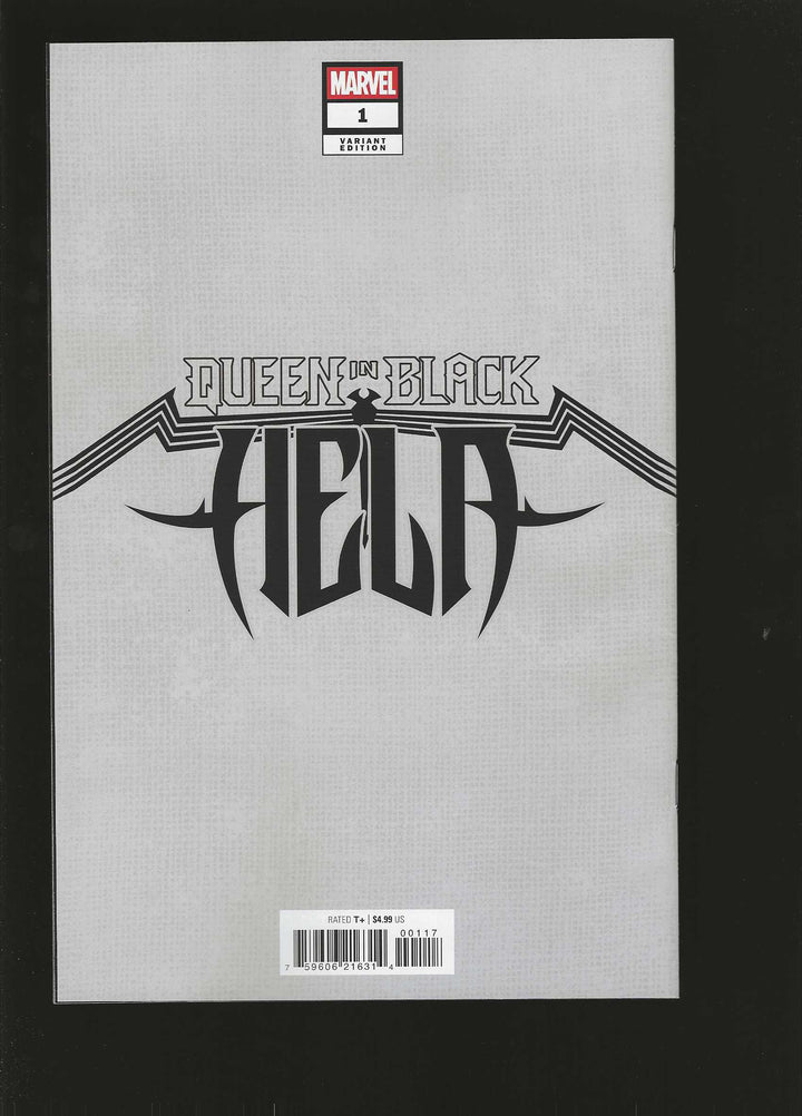 Queen In Black Hela #1 [Queen in Black] Variant (1:50) Peach Momoko Full Art Virgin Edition
